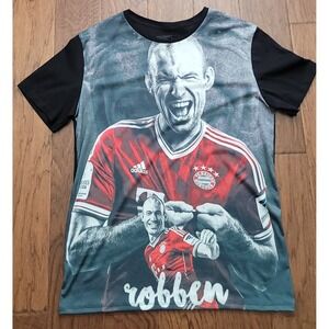 Adidas Bayern Munich Arjen Robben Men's T-Shirt Size LARGE